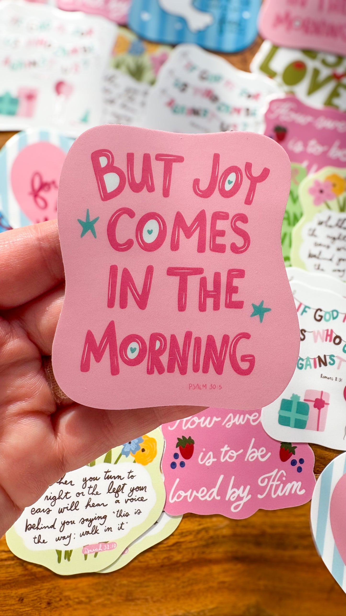 Joy in the Morning Sticker