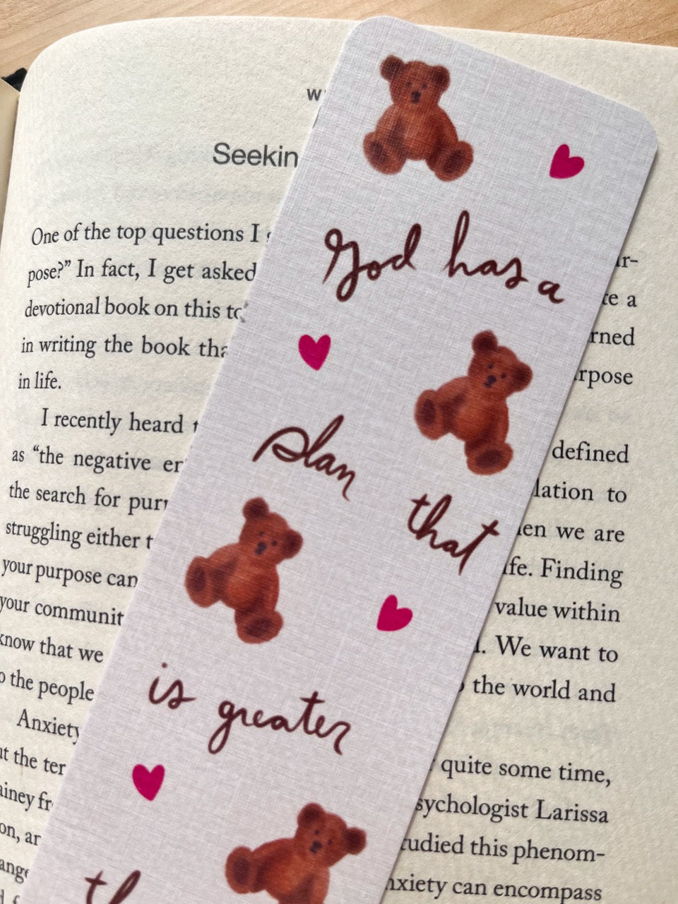 God has a Plan Bookmark