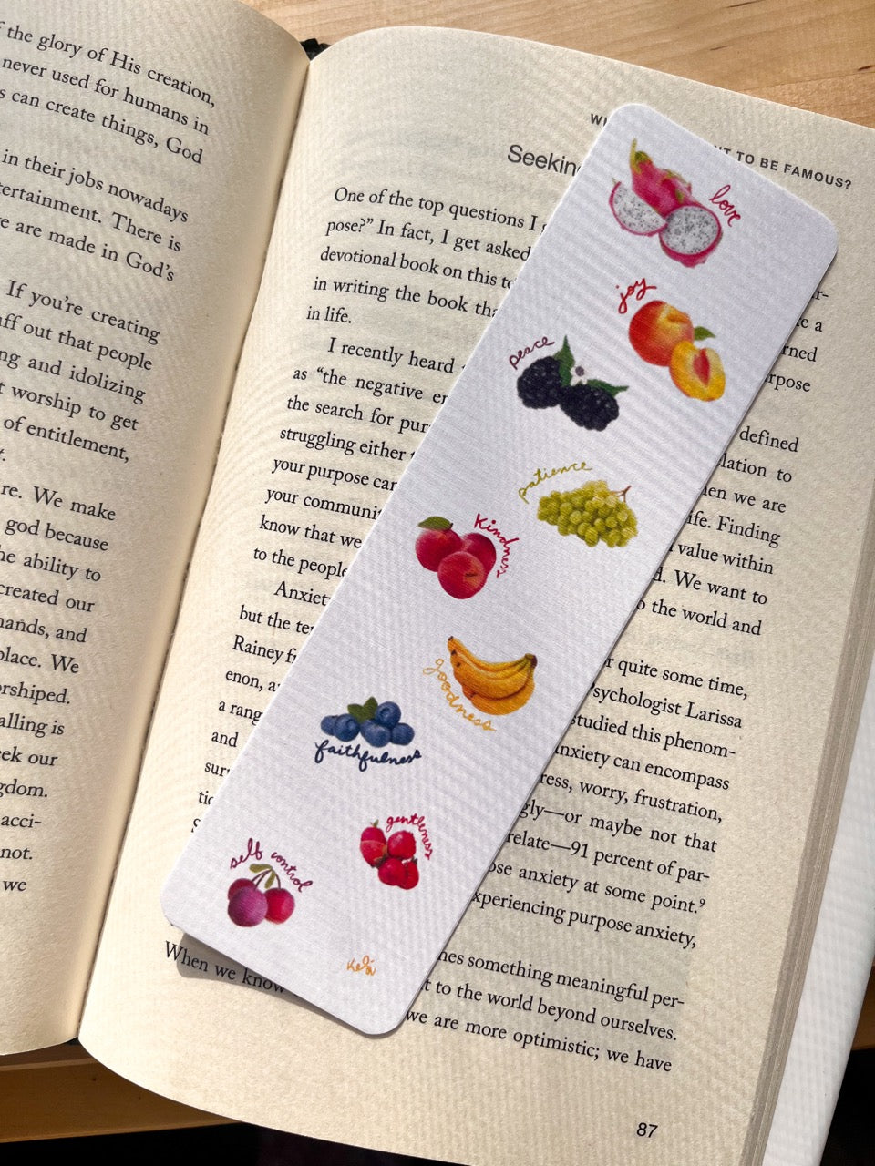 Fruits of the Spirit Bookmark