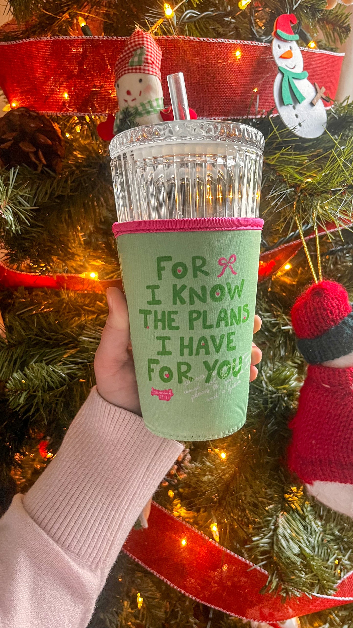 The Plans I Have For You Drink Sleeve
