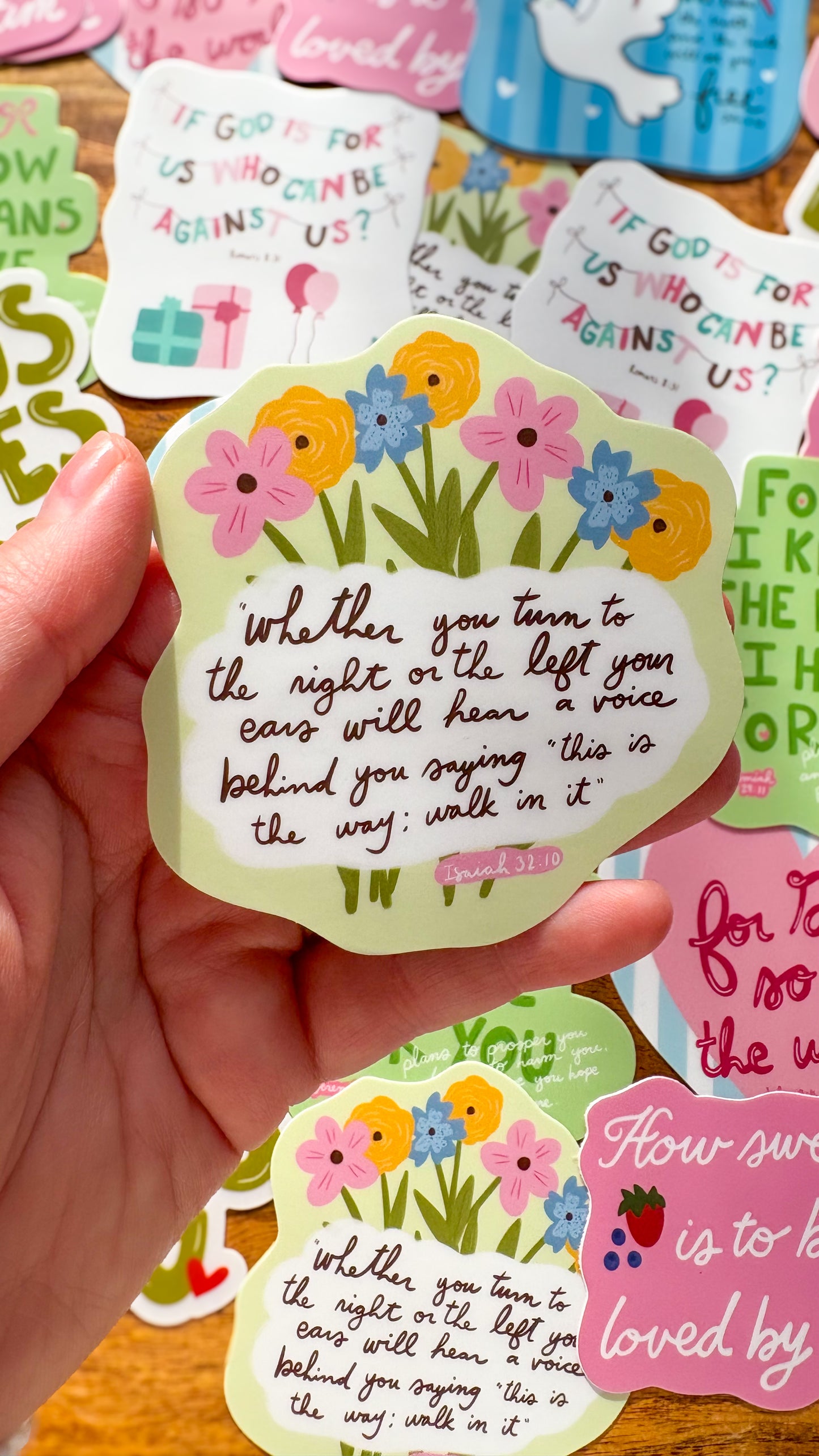This is the Way Flowers Sticker