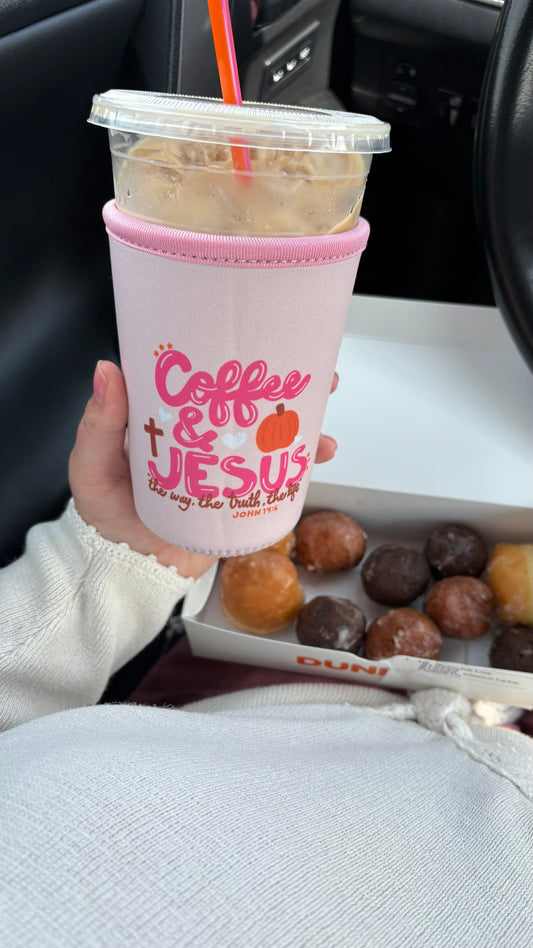 FALL Joy Coffee and Jesus Drink Sleeve