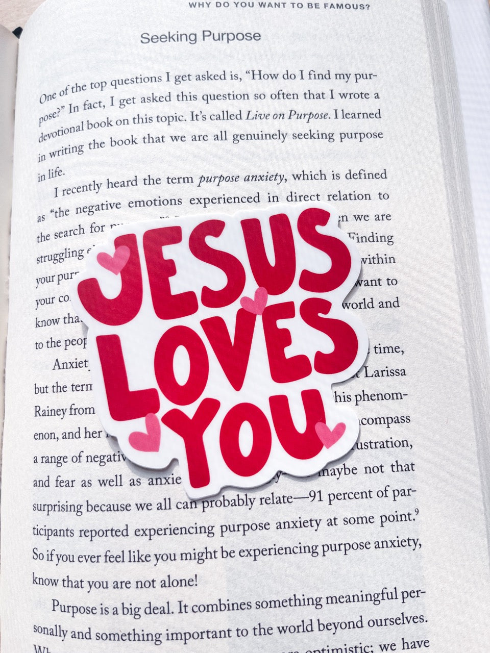 Jesus Loves You Sticker
