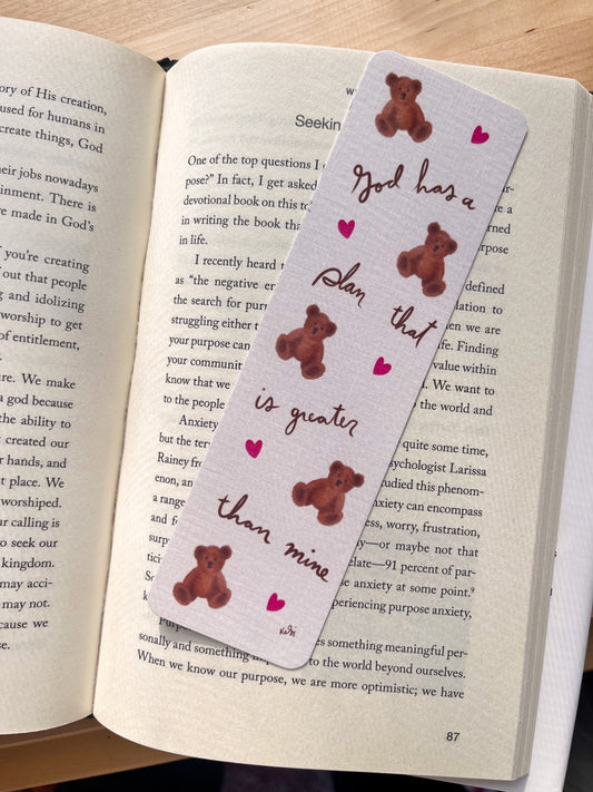 God has a Plan Bookmark