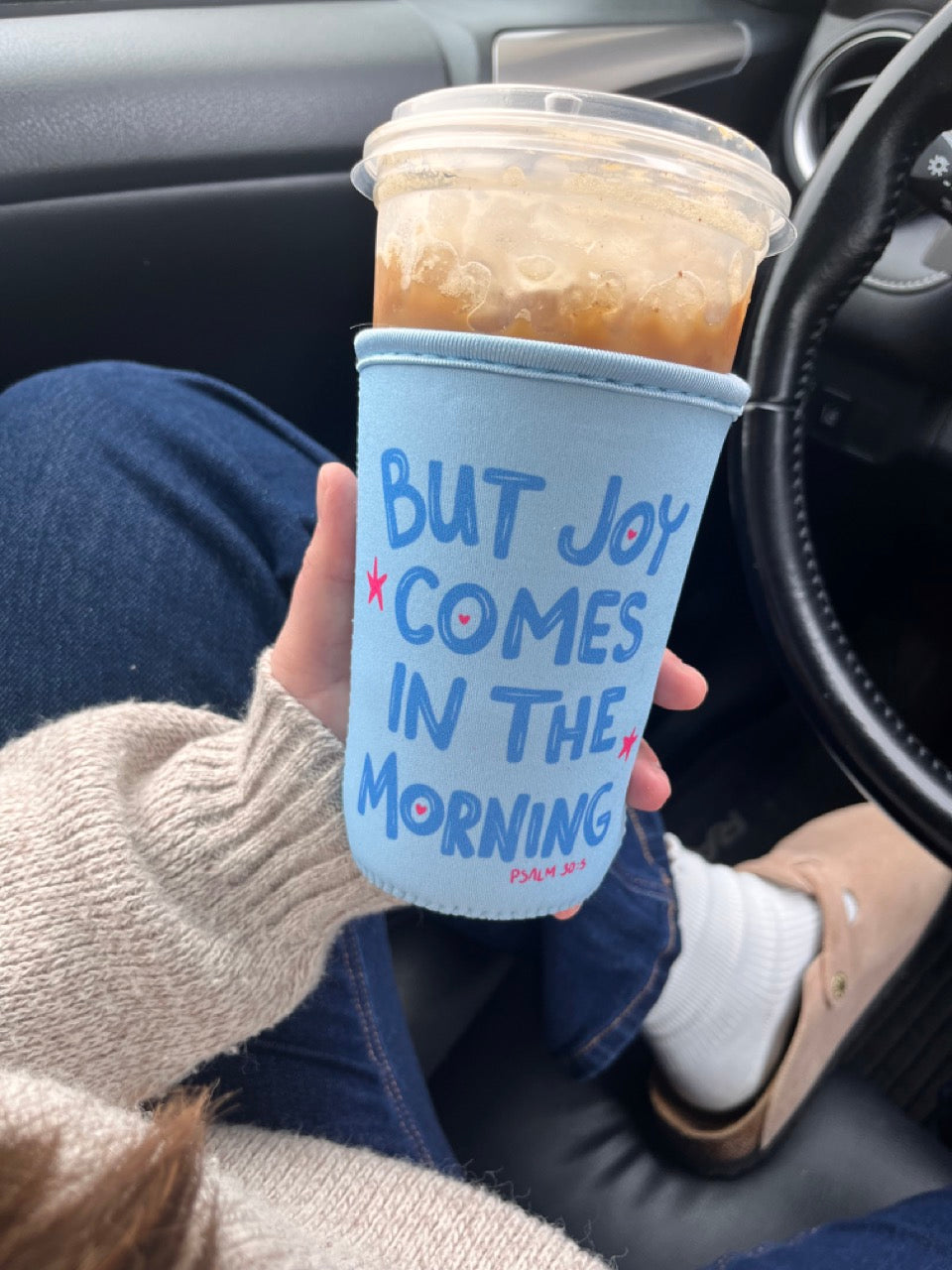 Joy Comes in the Morning Drink Sleeve